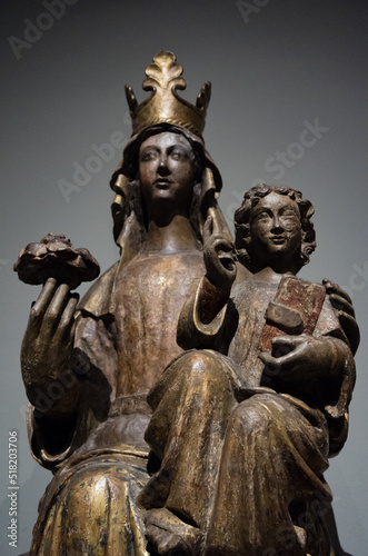 statue of mary and jesus