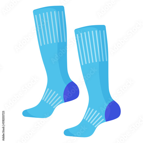 Player uniform, blue gaiters or leggings. 3x3 Basketball sport equipment. Summer games.
