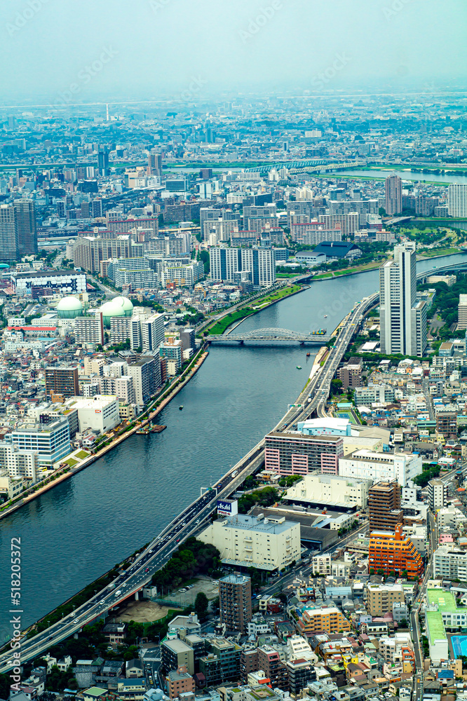 city skyline Tokyo