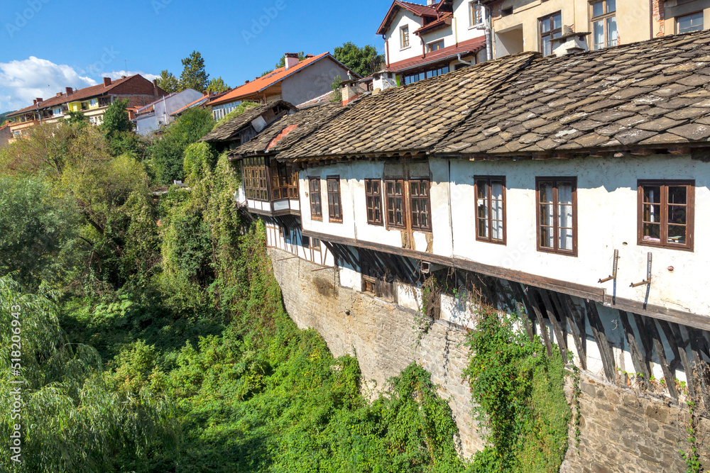 Amazing view of center of town of Troyan, Bulgaria Amazing view of center of town of Troyan, Bulgaria