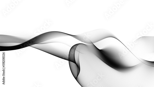 Abstract Clean wave line technology purple blue white black corporate image background for website social media post banner