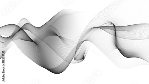 Abstract Clean wave line technology purple blue white black corporate image background for website social media post banner