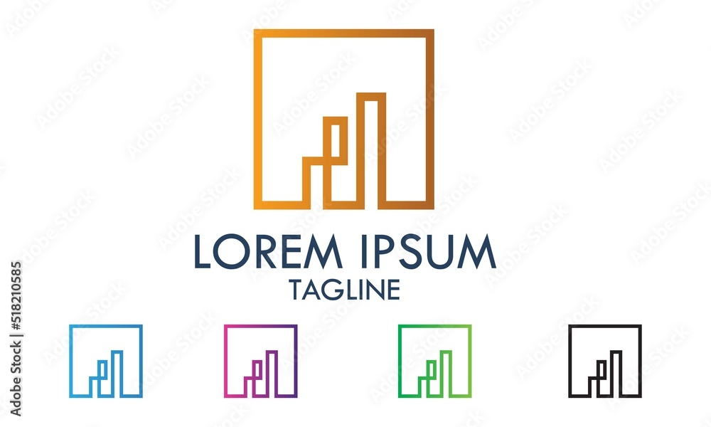 building logo ideas design vector illustration building logo ideas design vector illustration