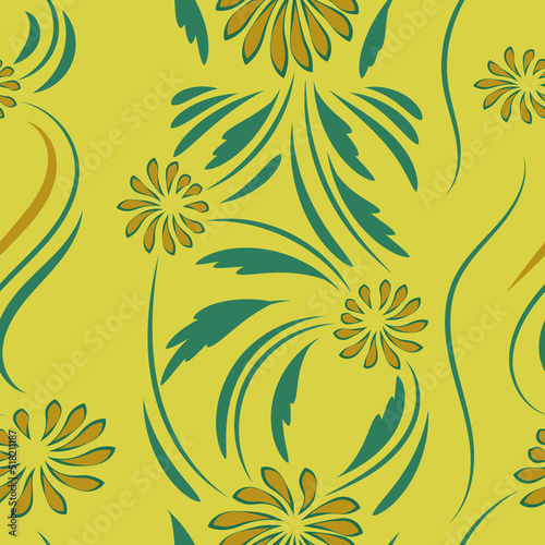 Folk flowers print Floral pattern Ethnic art