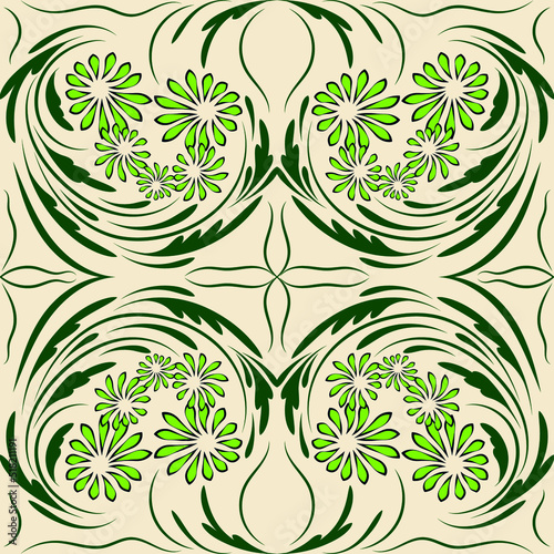 Folk flowers print Floral pattern Ethnic art