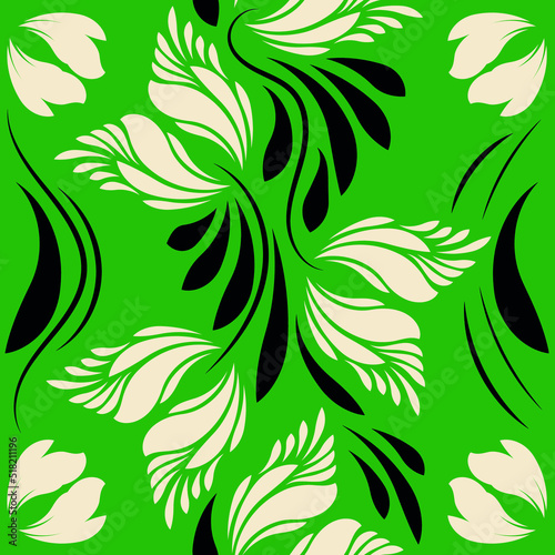 Folk flowers print Floral pattern Ethnic art