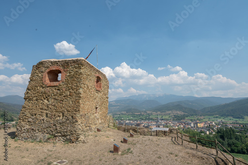 Solsona Tower in La Seu de Urgell in LLeida, Catalonia. photo