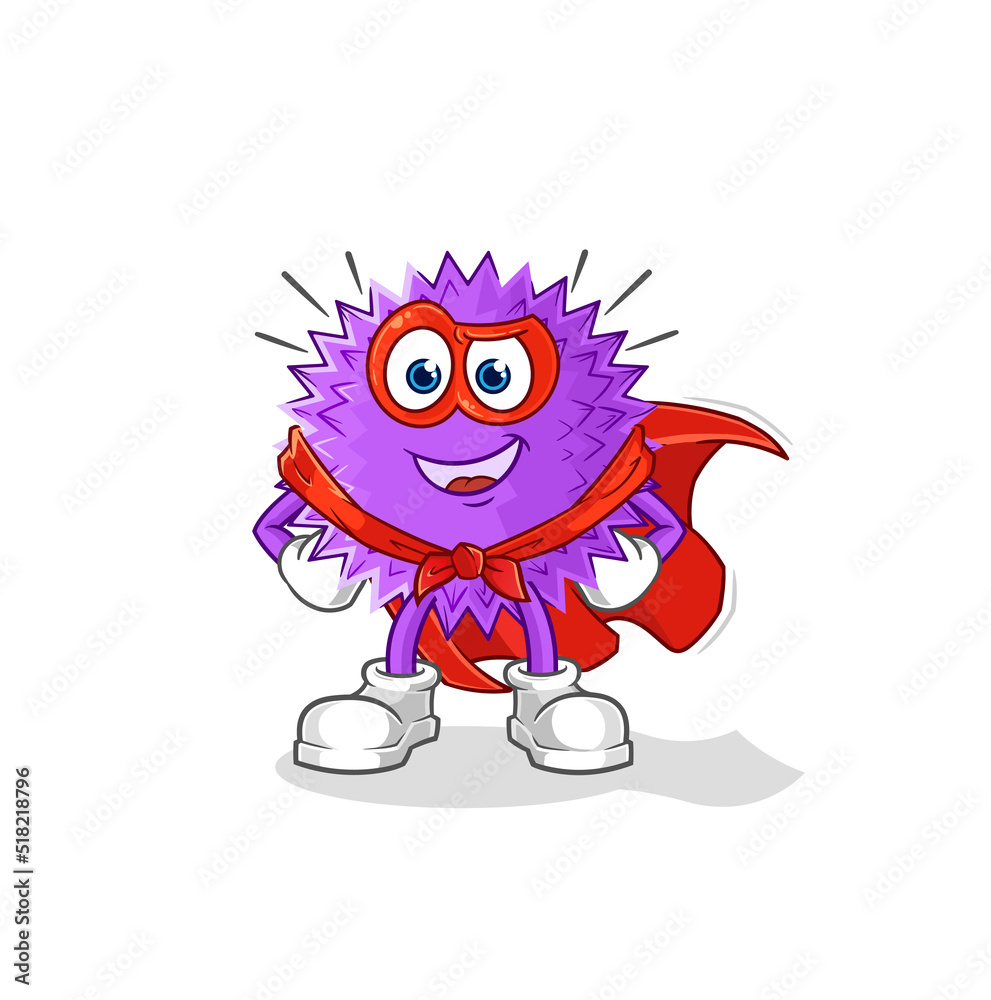 Naklejka premium spiky ball heroes vector. cartoon character