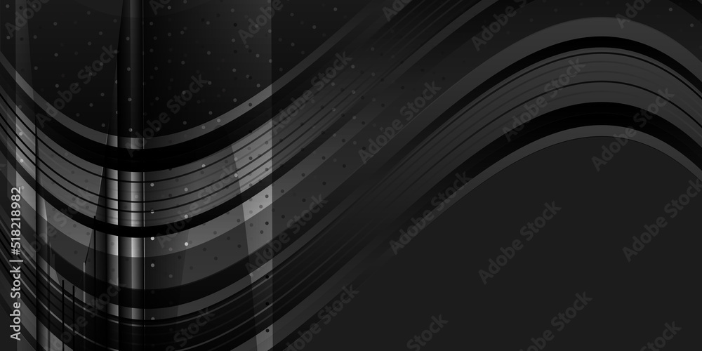 Obraz premium Abstract black background vector
