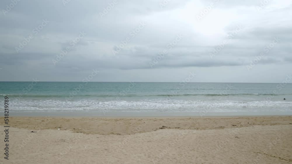 Landscape view of beach sea in summer day with peaceful sea in sunshine daytime Landscape view of beach sea in summer day with peaceful sea in sunshine daytime