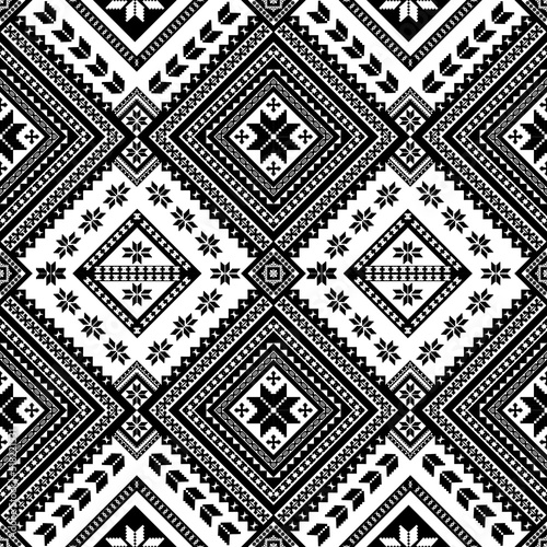 Wallpaper Mural illustration tradition ethnic Aztec pattern design for interior decoration home wallpaper bedding apparel curtain pattern tablecloth tile pattern and industrial textile, 
 Torontodigital.ca