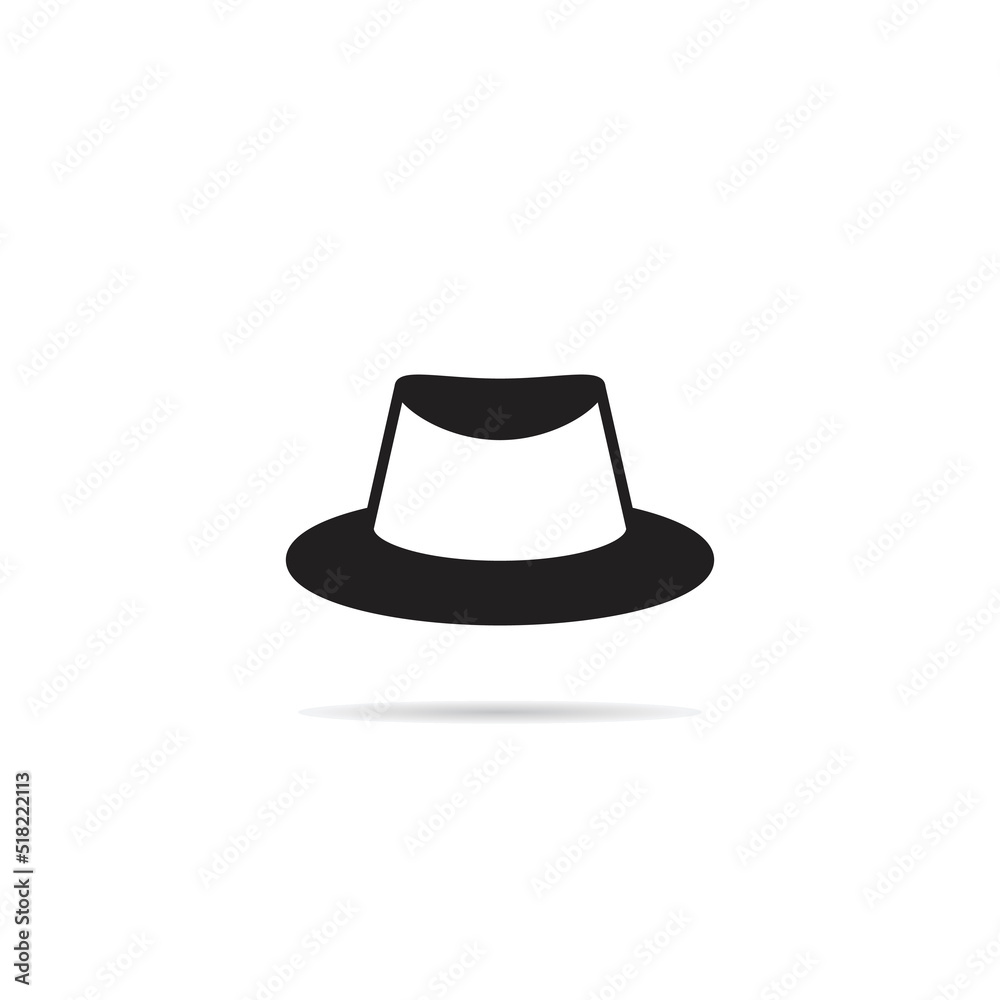 fashion top hat icon vector illustration fashion top hat icon vector illustration