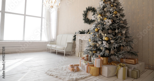 Stylish interior of living ...