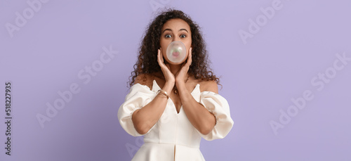 Funny African-American woma...