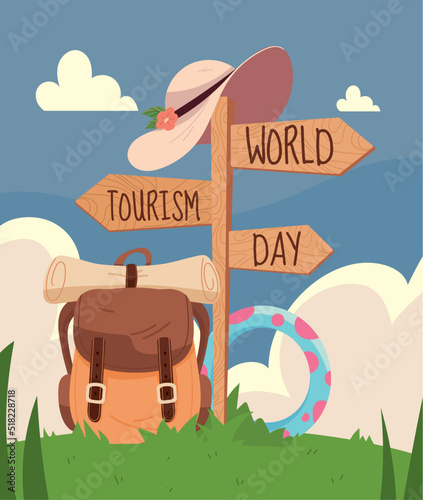 world tourism day, desing