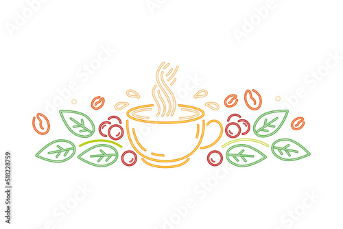 coffee cup neon