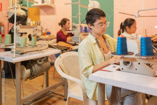 Women working in a sewing workshop