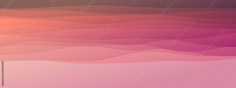abstract waves fluid shape levels background bright color gradient. Trendy template for brochure business card landing page website. vector illustration eps 10