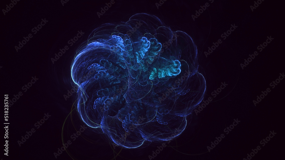 3D rendering abstract round light background 3D rendering abstract round light background