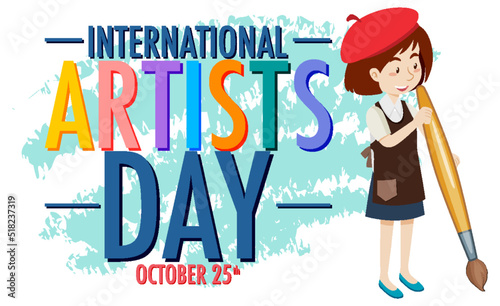 International Artists Day Poster Design