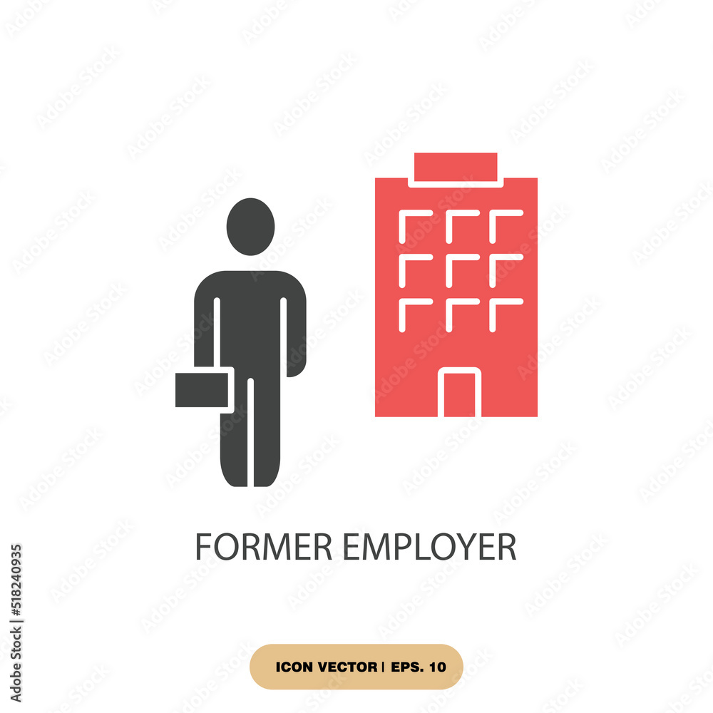 former employer icons symbol vector elements for infographic web former employer icons symbol vector elements for infographic web