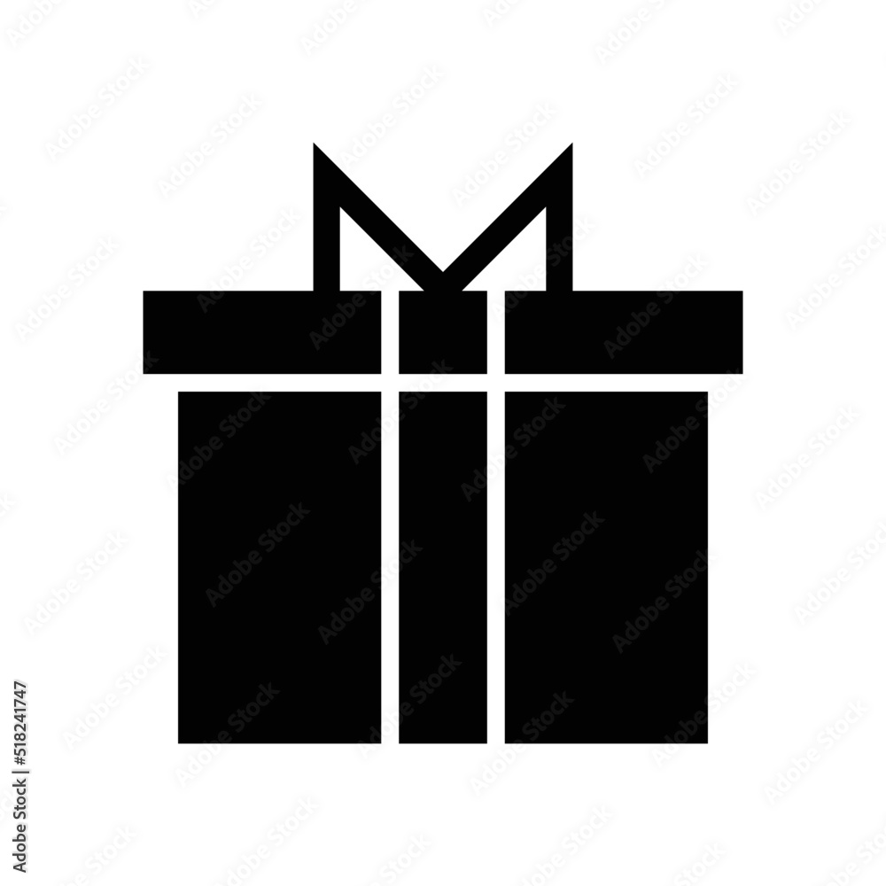 Gift box vector icon symbol design Gift box vector icon symbol design