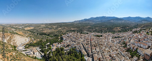 Aerial views from Quesada, Jaén, Andalucía. It's a sunny day in Quesada.  © Andrea
