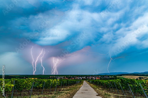 thunderstorm over palatinate