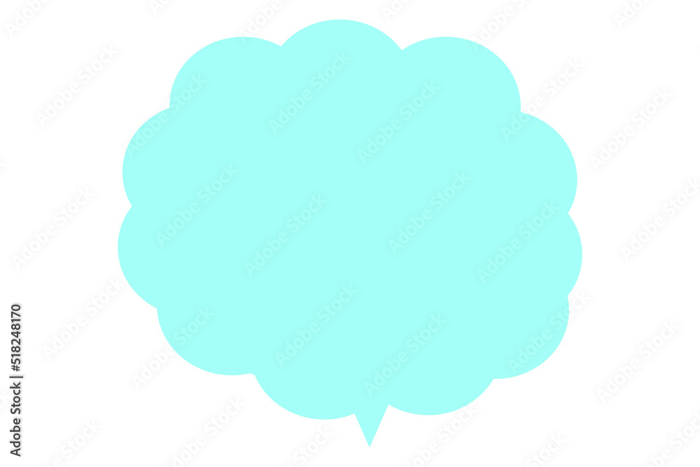 Pop and simple speech bubble separately Pop and simple speech bubble separately