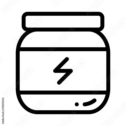 Workout Supplement Icon