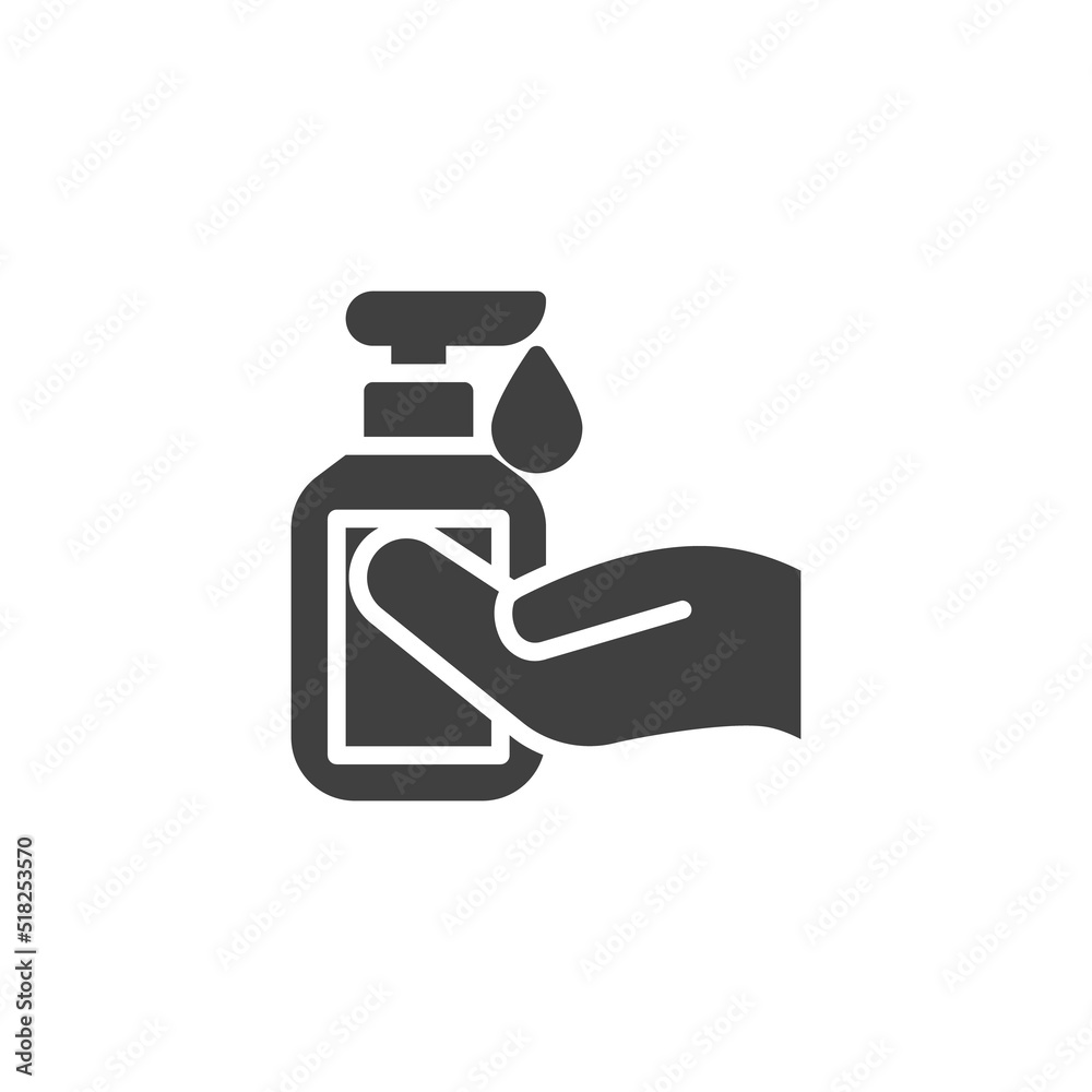 Hand Sanitizer vector icon Hand Sanitizer vector icon