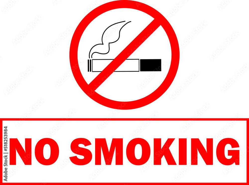 No smoking sign board transparent vector , ready to print No smoking sign board transparent vector , ready to print