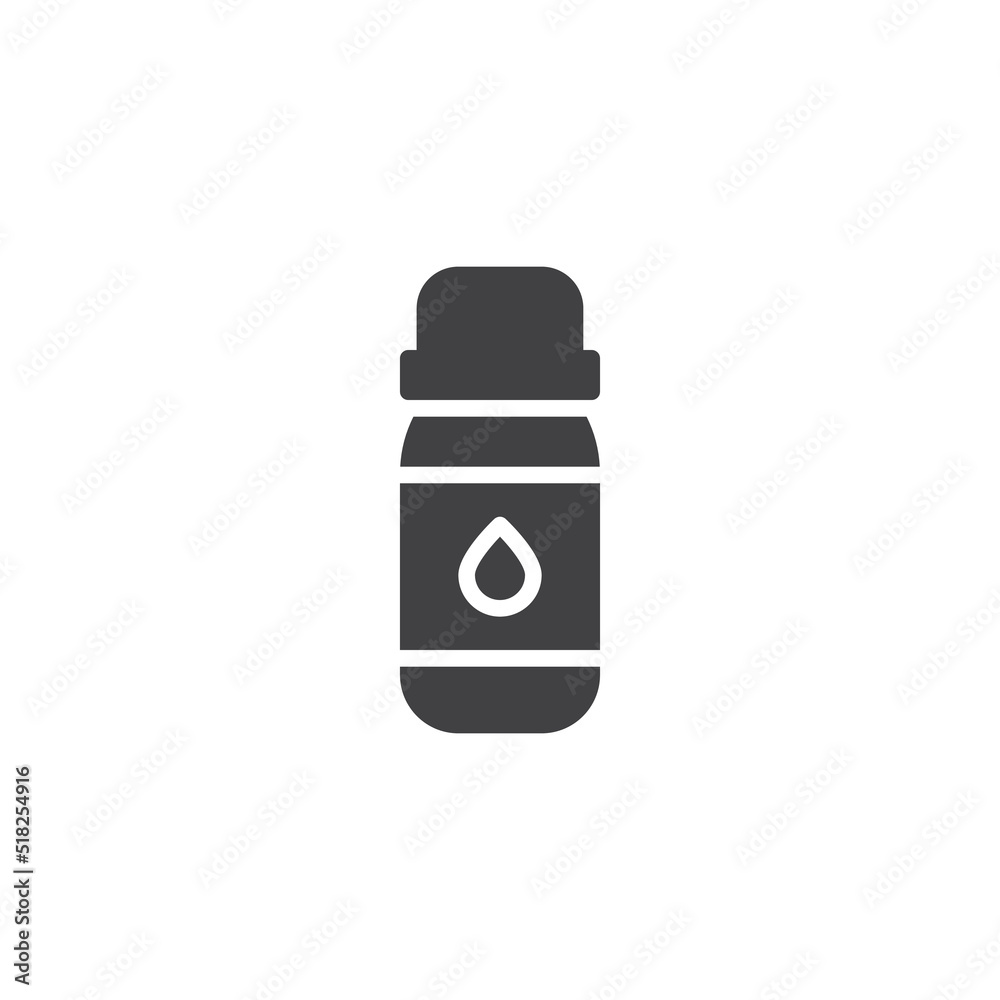 Essential oil bottle vector icon Essential oil bottle vector icon
