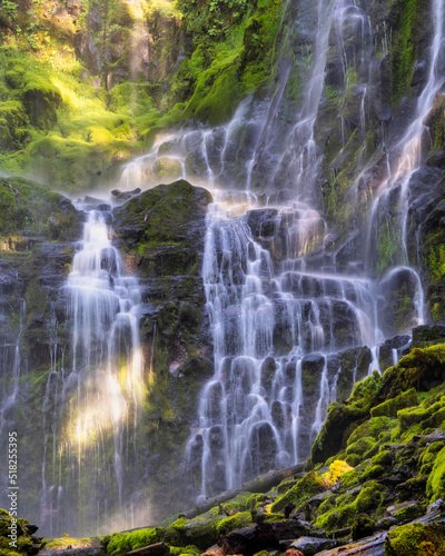 Proxy Falls in the Cascade Mountains in Central Oregon
