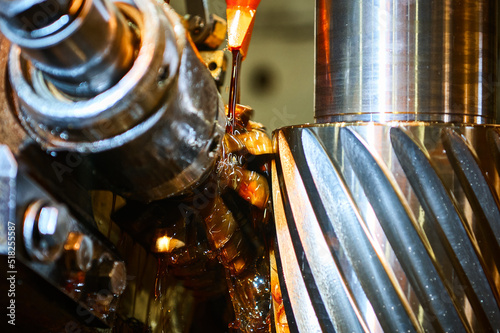 Process of cutting helical gear with modular hob cutter