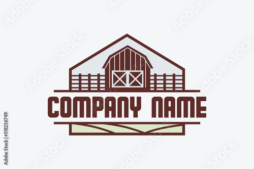 farm/farm logo. premium vector