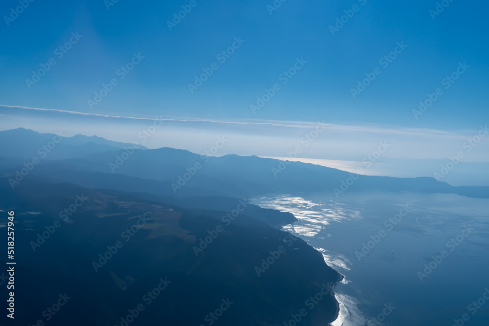 空から見る日本　海岸線