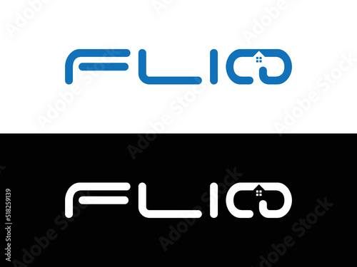 fiiq home logo design vector.eps