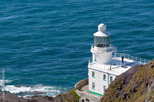 Harland Point Lighthouse from the South West Coast Path photo