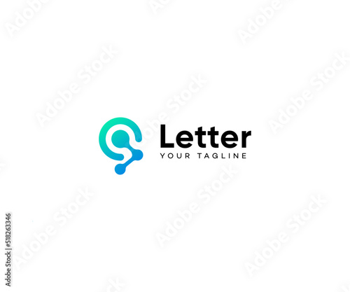 Technology Q Letter Logo Vector Template Abstract Monogram Symbol