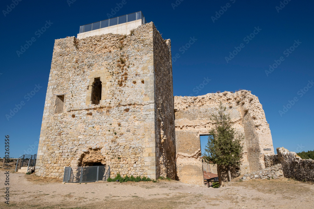 Castillo de Calatañazor,  Castillo de los Padilla, Soria, Comunidad Autónoma de Castilla, Spain, Europe