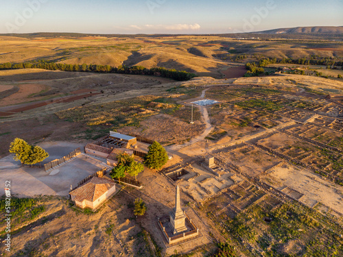 Numancia, población celtíbera , Cerro de la Muela, Garray, provincia de Soria, Comunidad Autónoma de Castilla y Leon, Spain, Europe photo