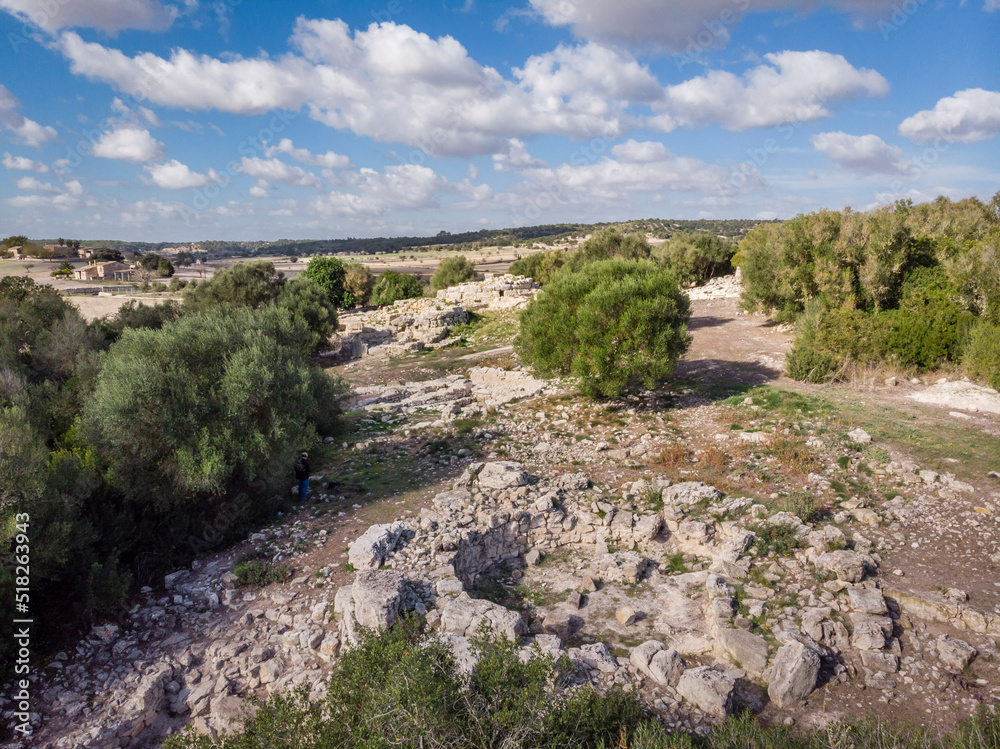 Son Fornés site, Montuiri, built in the Talayotic period (10th century BC), Mallorca, Balearic Islands, Spain