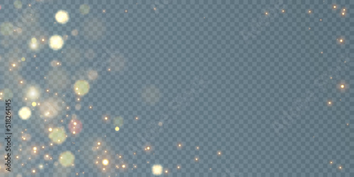 Abstract shimmering bright highlights. Magic effect of shimmering sun glare. Festive background. light effect. PNG
