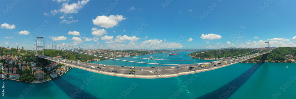 bosphorus bridge panoramic view