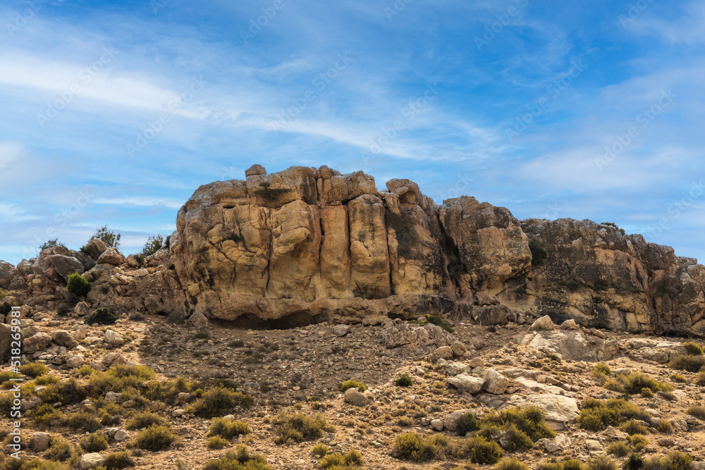 Fototapeta premium un paysage désertique en Tunisie