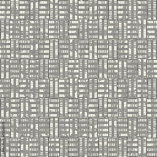 Monochrome Moiré Effect Textured Blocks Pattern
