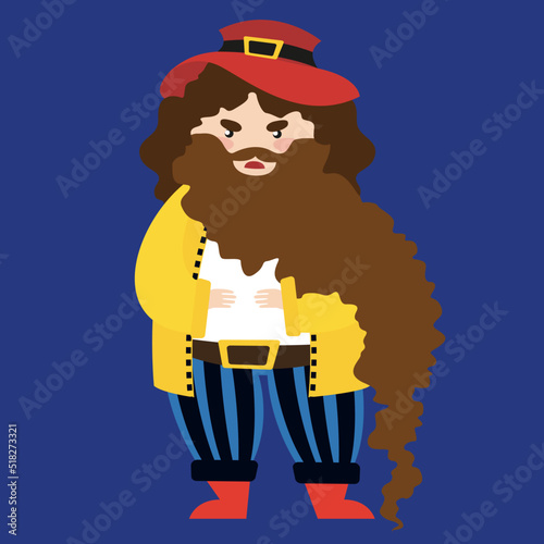 Karabas Barabas, villain with a long beard