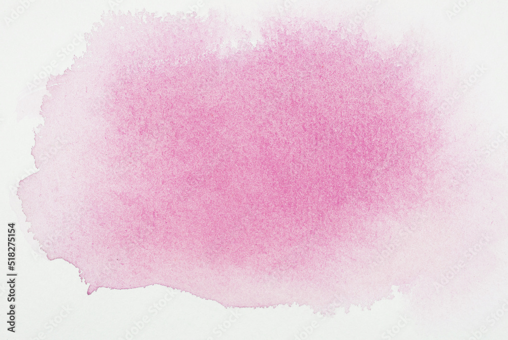 Soft pink ink texture. Alcohol ink technique abstract background. Watercolor brush stroke. Template for banner, poster design. High Resolution watercolor texture. Copy space for text, design