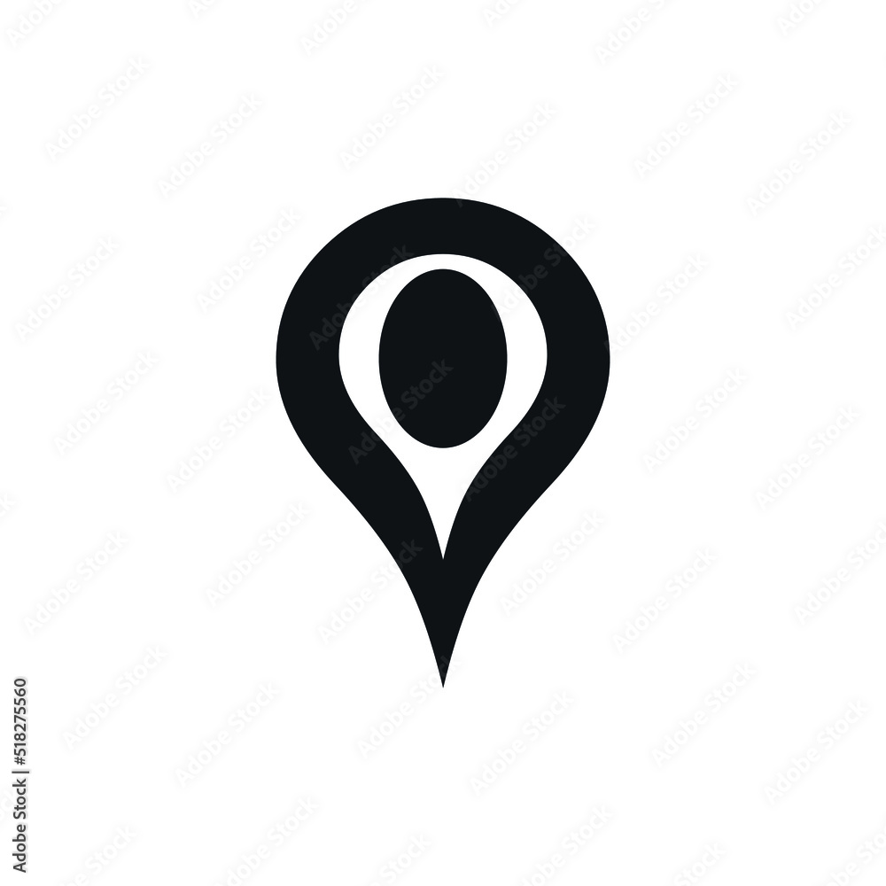 Marker location icons flat design illustration Marker location icons flat design illustration